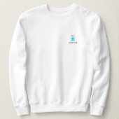 私は何でも…クリスチャンフード付きスウェットシャツ スウェットシャツ (デザイン正面)