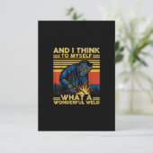 私は何と素晴らしい歓迎の贈り物か サンキューカード (スタンド正面)