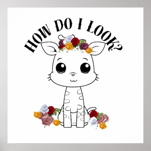 私は何に見える？ベビー雌 ポスター (正面)