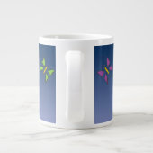 私は何もしないつもりだ&ブラックキャット赤いハート ジャンボコーヒーマグカップ (裏面)