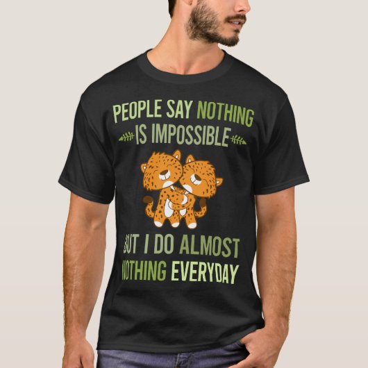 私は何もしないジャガー42 Tシャツ (正面)