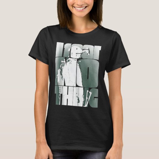 私は何もタンクのトップ4 Tシャツ (正面)