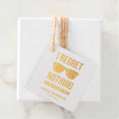 私は何もバチェロレッテ二日酔い箔を後悔 フェイバータグ (箱)