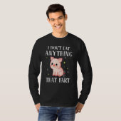 私は何もファッ食べト-ビーガン Tシャツ (正面フル)