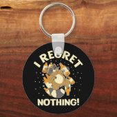 私は何もラクーン恋人ごみパンダを後悔する キーホルダー (正面)