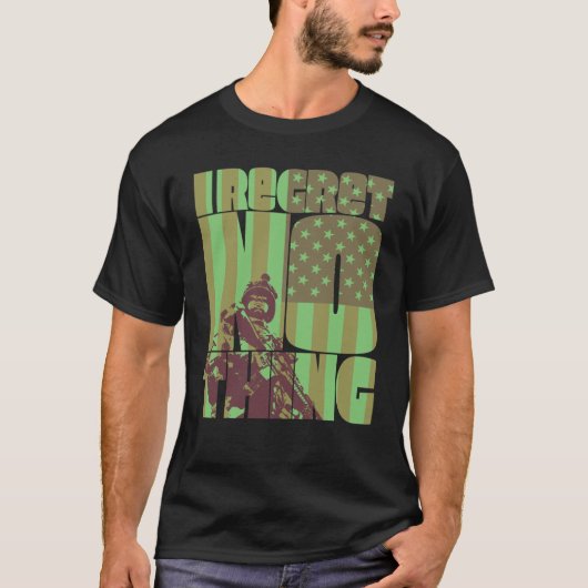 私は何も後悔しない1 Tシャツ (正面)