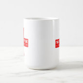 私は何も私をおびえさせないナースです コーヒーマグカップ (中央)