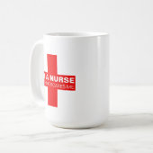 私は何も私をおびえさせないナースです コーヒーマグカップ (正面左)
