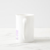 "私は何も、… "骨灰磁器のマグ信じません ボーンチャイナマグカップ (裏面)