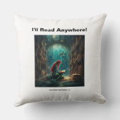 私は何処読へ装飾用クッション クッション (裏面)