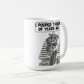 私は何千年前にマグカップを食べた コーヒーマグカップ (正面右)