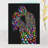 私は何時でもロマンチックなグリーティングカードが大好き カード (黄色い花)