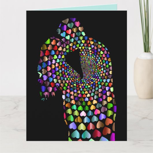 私は何時でもロマンチックなグリーティングカードが大好き カード (正面)