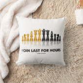 私は何時間も続く(チェスマークチェスセット) クッション (ブランケット)