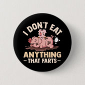 私は何食べもファルトしない 缶バッジ (正面)