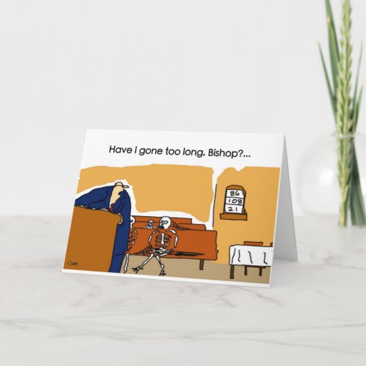 私は余りに長く、司教行きましたか。 カード (正面)