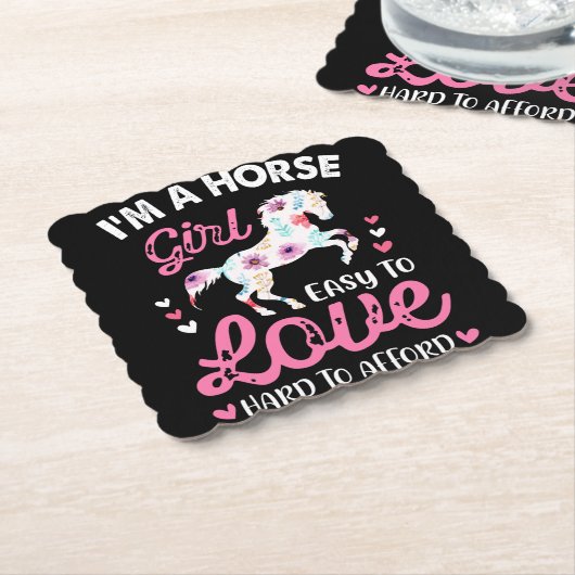 私は余裕を持って懸命を愛する馬の少女簡単 ペーパーコースター (アングル)