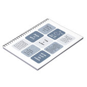 私は作家のやる気を起こさせる引用文 ノートブック (左側)