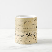 私は作家のマグです コーヒーマグカップ (中央)