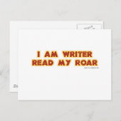 私は作家読です！ ポストカード (正面/裏面)