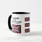 私は作成のニックおよびデーブの~の歴史と同意します マグカップ (正面左)