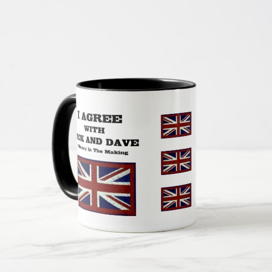 私は作成のニックおよびデーブの~の歴史と同意します マグカップ (正面左)