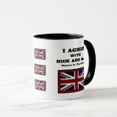 私は作成のニックおよびデーブの~の歴史と同意します マグカップ (正面右)