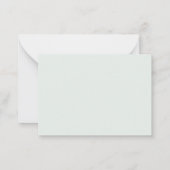 私は価値がある…フラットノートカード ノートカード (裏面)