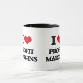 私は価格差益を愛します マグカップ (中央)