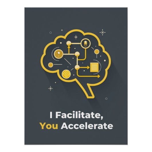 私は促進し、あなたは加速する ポスター (正面)