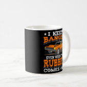 私は保バンゴ来ラを取り除くダービー コーヒーマグカップ (正面右)