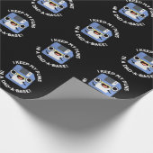 私は保パパAベースのパパで私のパンパン暗いBgg ラッピングペーパー (角)