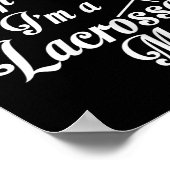 私は保ラクロスの母でおもしろいす ポスター (角)