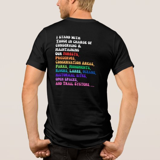 私は保存係と一緒に… トライブレンドTシャツ (裏面)