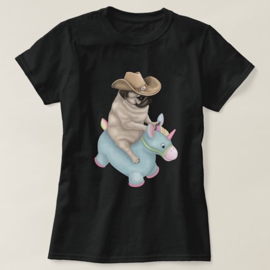 私は保安官に煙草を吹かした Tシャツ (デザイン正面)