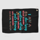 私は保育園先生 ゴルフタオル (横)