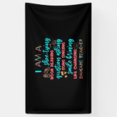 私は保育園先生 横断幕 (縦)