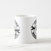 私は保証ディーゼル整備士保証ユーモア コーヒーマグカップ (中央)