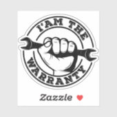 私は保証ディーゼル整備士保証ユーモア シール (シート)