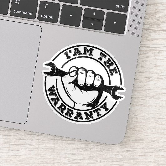 私は保証ディーゼル整備士保証ユーモア シール (詳細)