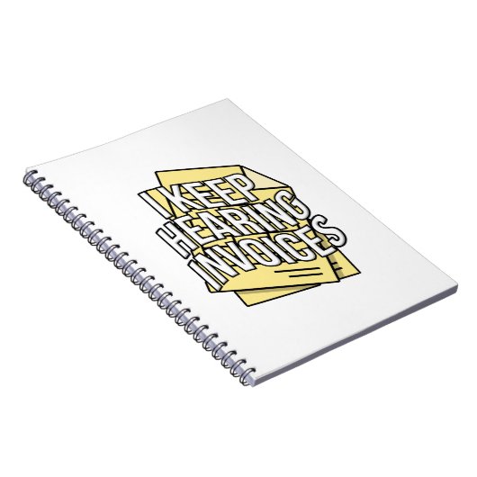 私は保請求書会計士の簿記係のギフトを聞く ノートブック (右側)