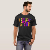 私は信じあなたの先生テスト日タイダイ2 Tシャツ (正面フル)