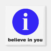 私は信じお前に – 磁石 (正面)