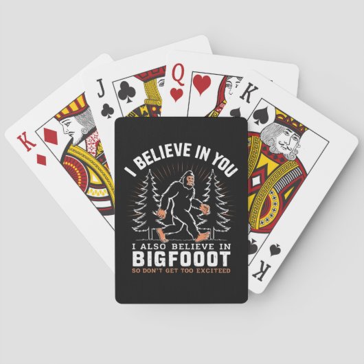 私は信じお前の中に入ったが、私もビッグ信じフットに入った トランプ (裏面)