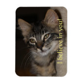 私は信じお前の猫の磁石 マグネット (縦)