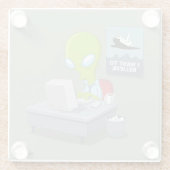 私は信じたいと思います ガラスコースター (裏面)