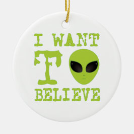 私は信じたいと思います セラミックオーナメント
