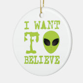 私は信じたいと思います セラミックオーナメント (左)