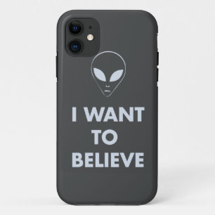 私は信じたいと思います(ダークグレー) iPhone 11 ケース