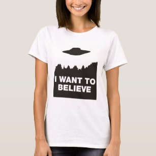 私は信じたいと思います Tシャツ
